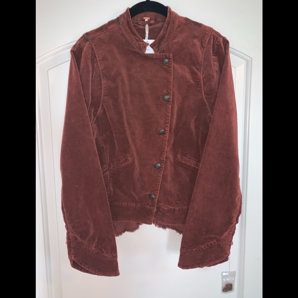 Free People Military Style Blazer - Medium